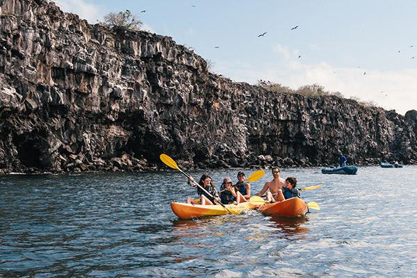 Origin's 15-Day Itinerary 'B+A' Day Five - Kayaking in the Galapagos.