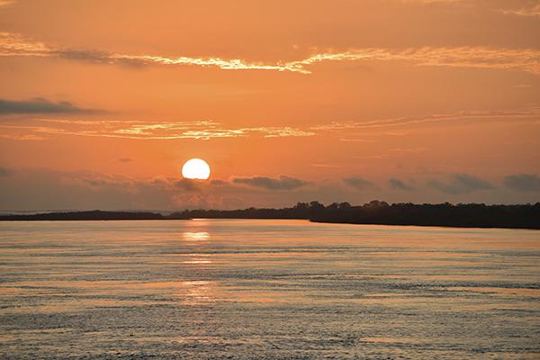 Lo Peix 7-Day Cruise Itinerary Day Four - Amazon at sunset.