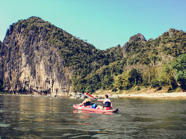 Anouvong老挝意外八天五——皮划艇