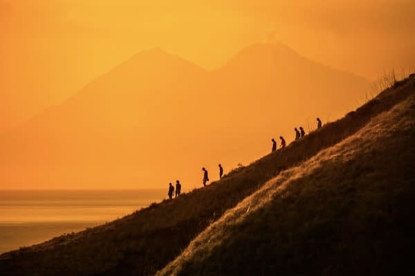 Aqua Blu的8天科莫多到巴厘岛第六天-在科莫多岛上徒步旅行