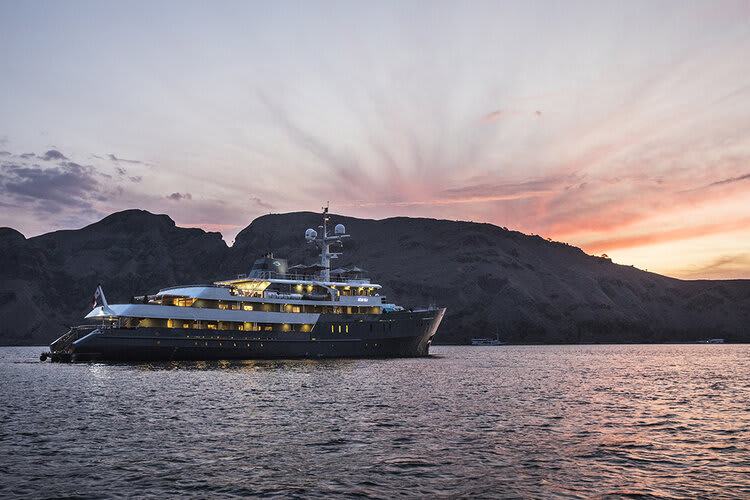 Aqua Blu's 13-Day Spice Island to Flores - Day One - Sunset