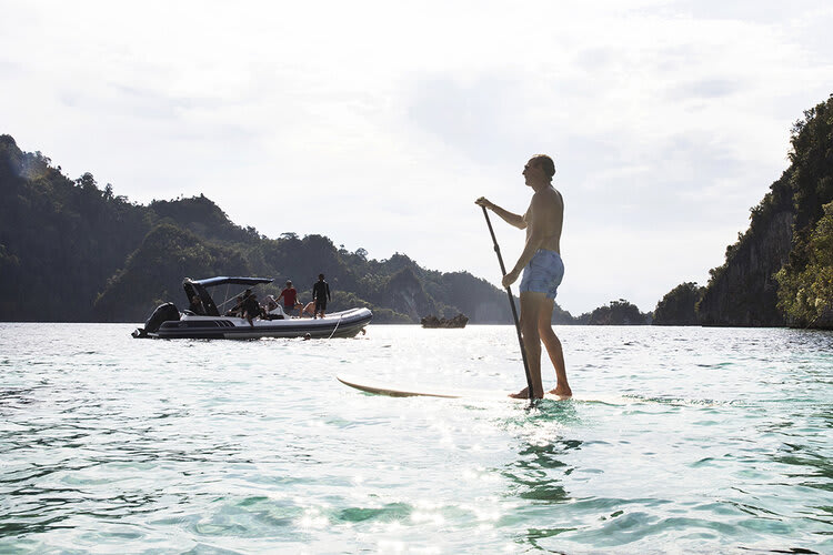 Aqua Blu's 13-Day Spice Island to Flores - Day Eleven - Stand Up Paddle Board