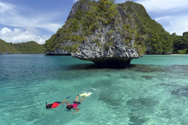 Lamima's 11-Day Sorong to Kaimana - Day One - Snorkeling in Crystal clear water