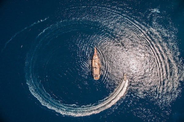 Carpe Diem's 8-Day Central and North Raja Ampat - Day Eight - Ship Drone View