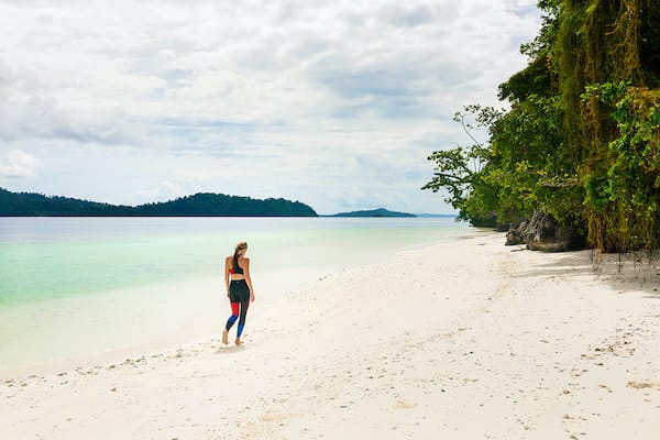 Rascal's 8-Day Raja Ampat - Day Seven - Enjoy Quiet White Sand Beach with Crystal Clear Water