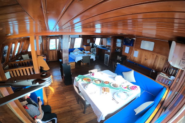 Lady Denok's 10-Day Komodo Cruise - Day Five - Breakfast On Board