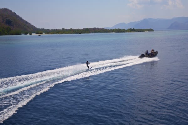 Tiger Blue's 8-Day Raja Ampat - Day Two - Wakeboarding