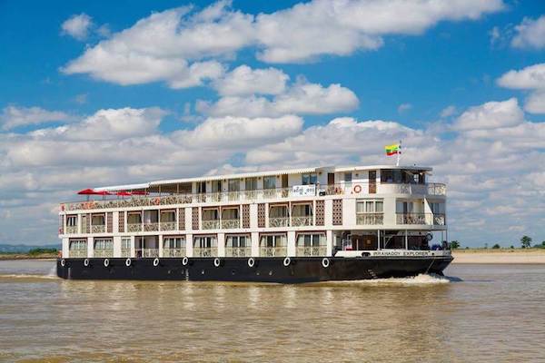 Irrawaddy Explorer's 10-Day Treasure of Golden Myanmar Upriver - Day One - Cruising along Irrawaddy River