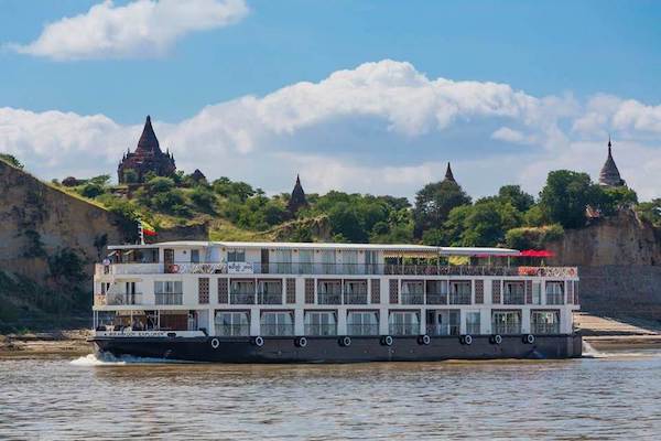 Irrawaddy Explorer's 10-Day Treasure of Golden Myanmar Downriver - Day One - Cruising down Irrawaddy River