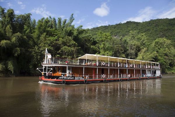 RV River Kwai's 4-Day Downriver Cruise - Day One - Cruising Along River Kwai