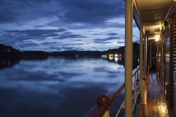 RV River Kwai's 7-Day Cruise - Day Two - Sunset on River Kwai