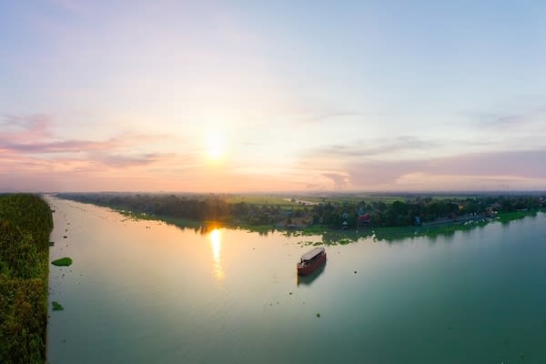Loy River Song's 4-Day Bangkok to Ayutthaya - Day One - Landscape Drone View