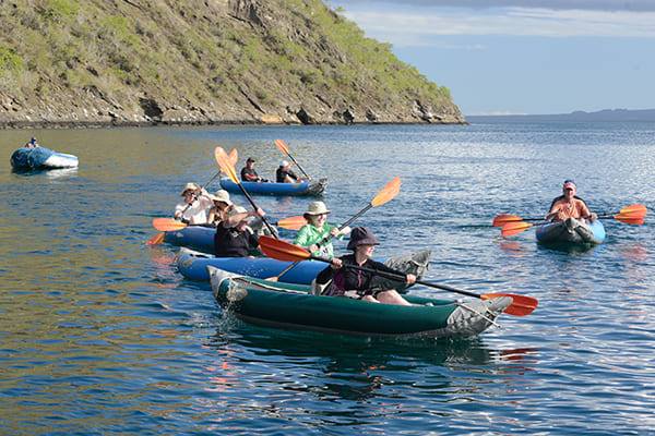 Galapagos Sea Star’s 15-Day C+A+B Itinerary Day Eight - Kayaking at Floreana Island.