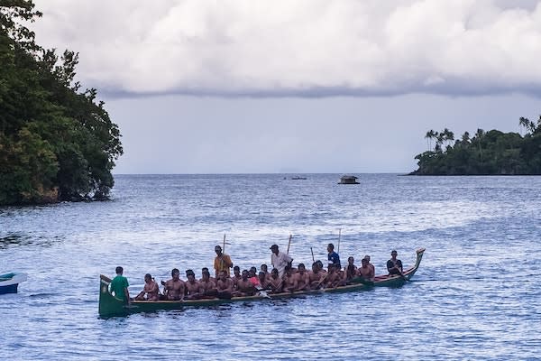 Kudanil Explorer's 11-Day Ambon to Sorong - Day 2 - Kora Kora Canoe