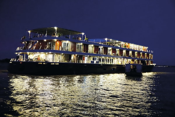 Indochine ll's Temples of Angkor to the Mekong Delta - Day 7 - Boat at Night