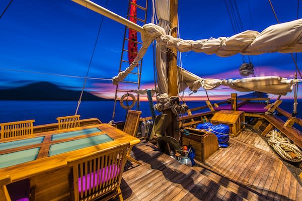 Carpe Diem's 8-Day Komodo: Bima to Labuan Bajo - Day 3 - Sundeck at Night