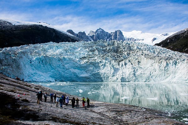 Ventus' 9-Day Darwin's Route Itinerary A Day Seven - Pia Glacier Visit.