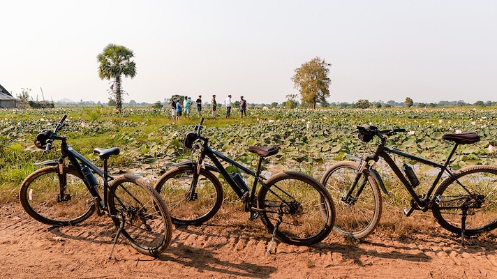 Aqua Mekong's 4-Day Mekong Discovery: Phnom Penh to Siem Reap - Day 2 - Excursion on Bike