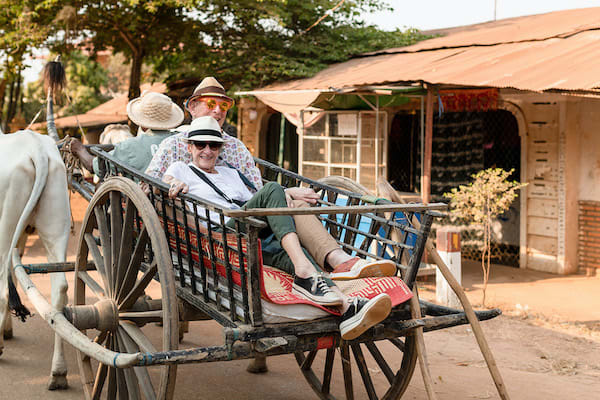 Aqua Mekong's 4-Day Mekong Discovery: Phnom Penh to Siem Reap - Day 4 - Ox Cart