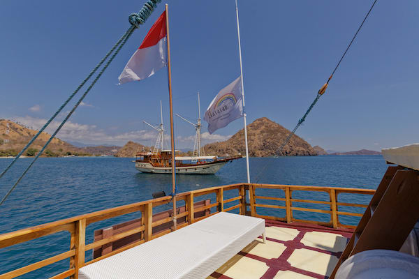 Phinisi Ambasi's 3 Day Komodo National Park - Day 1 - View from Sundeck