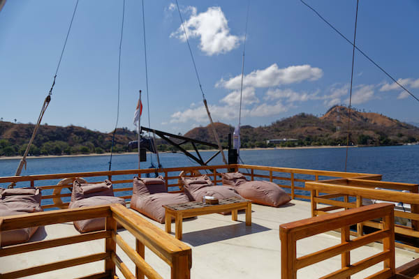 Phinisi Felicia's 3 Day Komodo National Park - Day 2 - Sunbeds