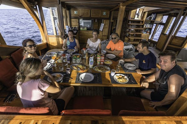 The Jakare's Raja Ampat - Day 3 - Breakfast On Board