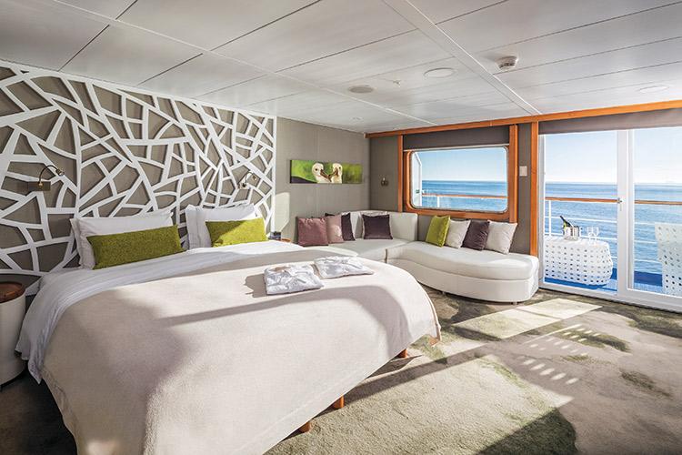 Galapagos Legend's Legend Balcony Suite.