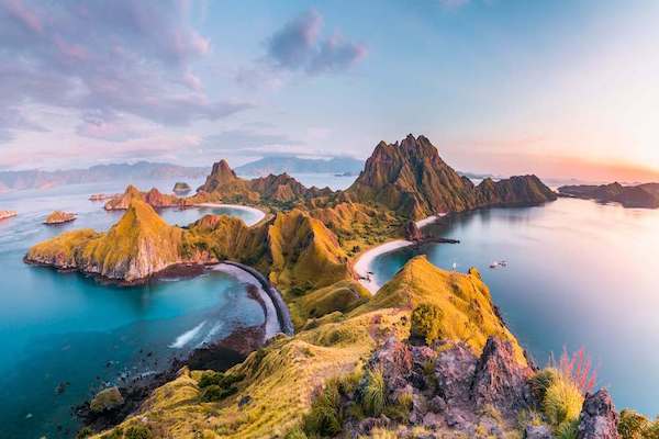 Sequoia's 11-Day Komodo Sumbawa - Day One - Komodo Islands Drone View