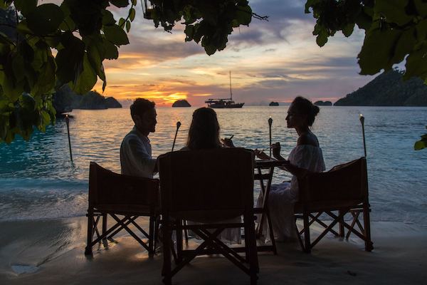 Sequoia's 15-Day The Wild Raja Ampat - Day Three - Private Dinner on The Beach