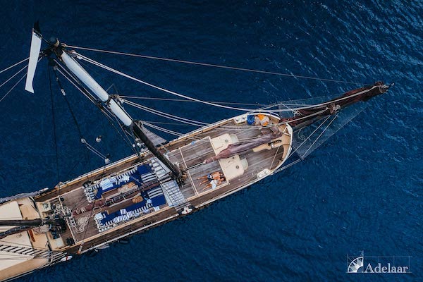 Adelaar's 12-Day Banda Sea: Ambon to Saumlaki - Day One - Sundeck Drone View