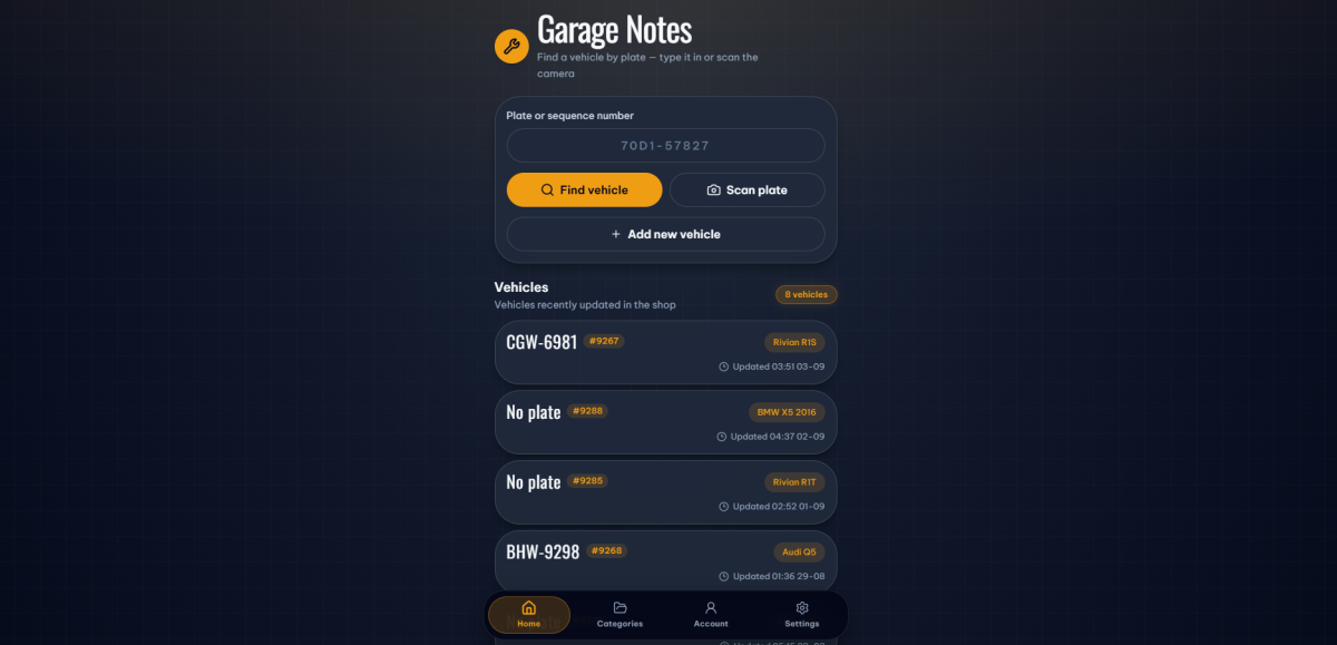 Garage Notes - ảnh 1