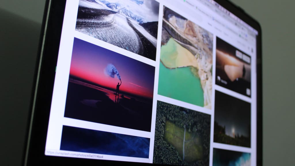 Online photography portfolio