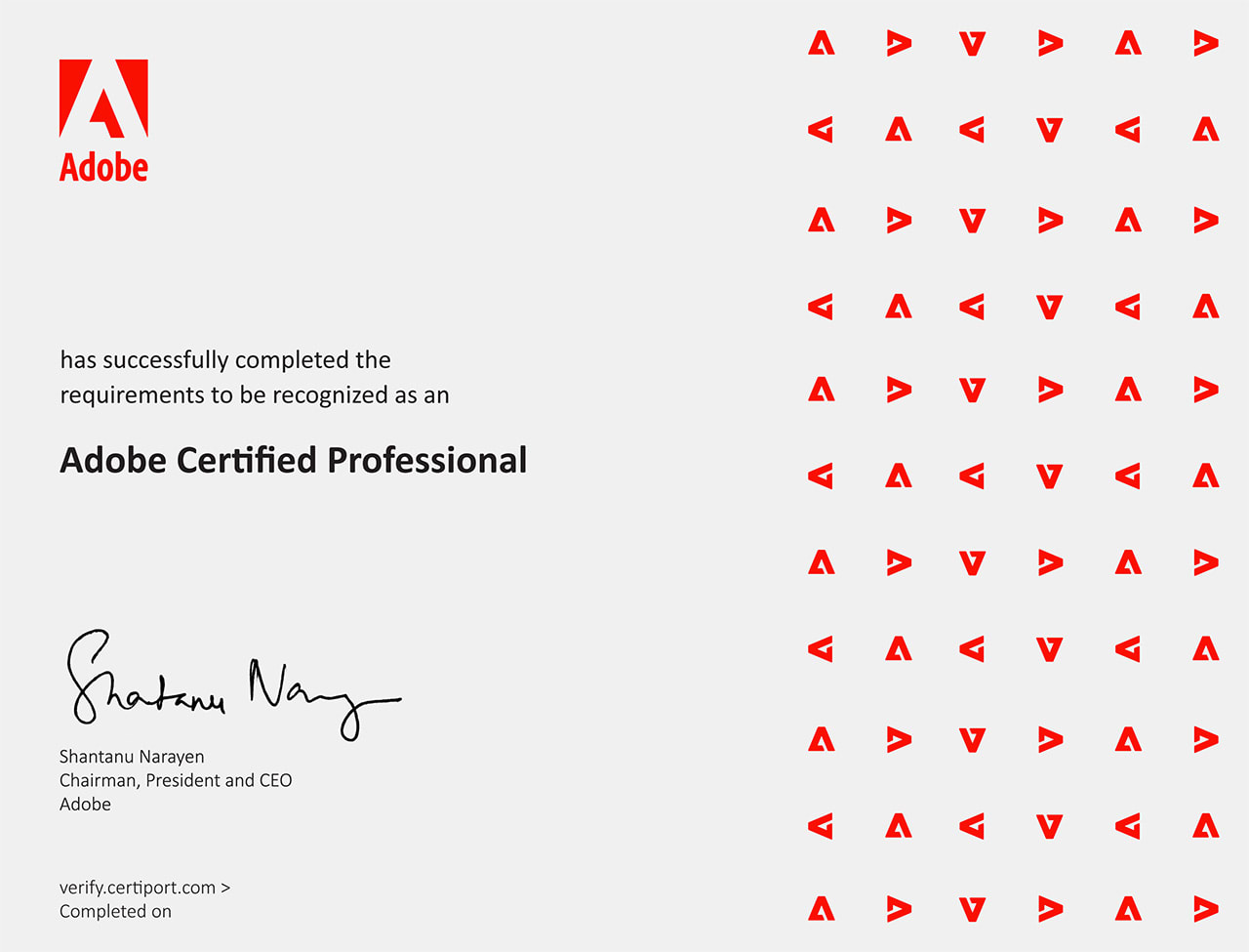 Πιστοποίηση Adobe Certified Professional