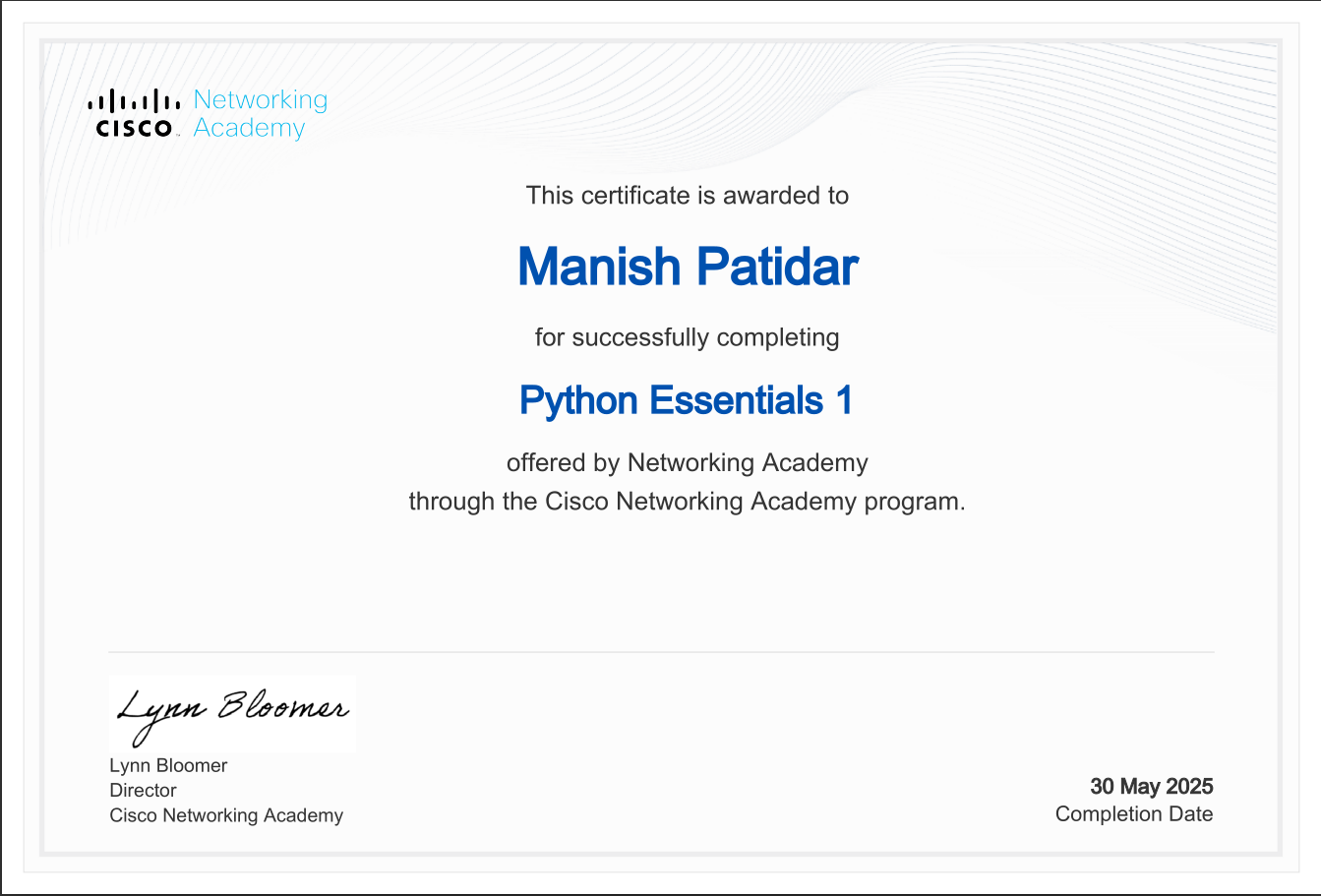 Python Programming