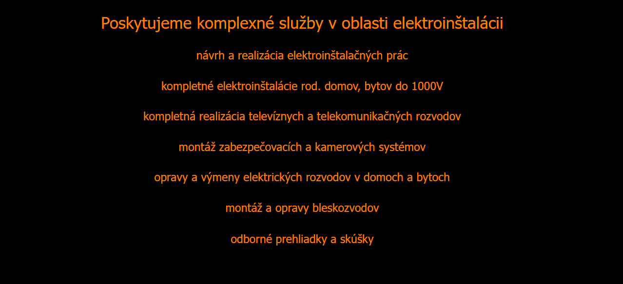 Realizácia firmy KZRC s.r.o. – Elektrikári – Bratislava