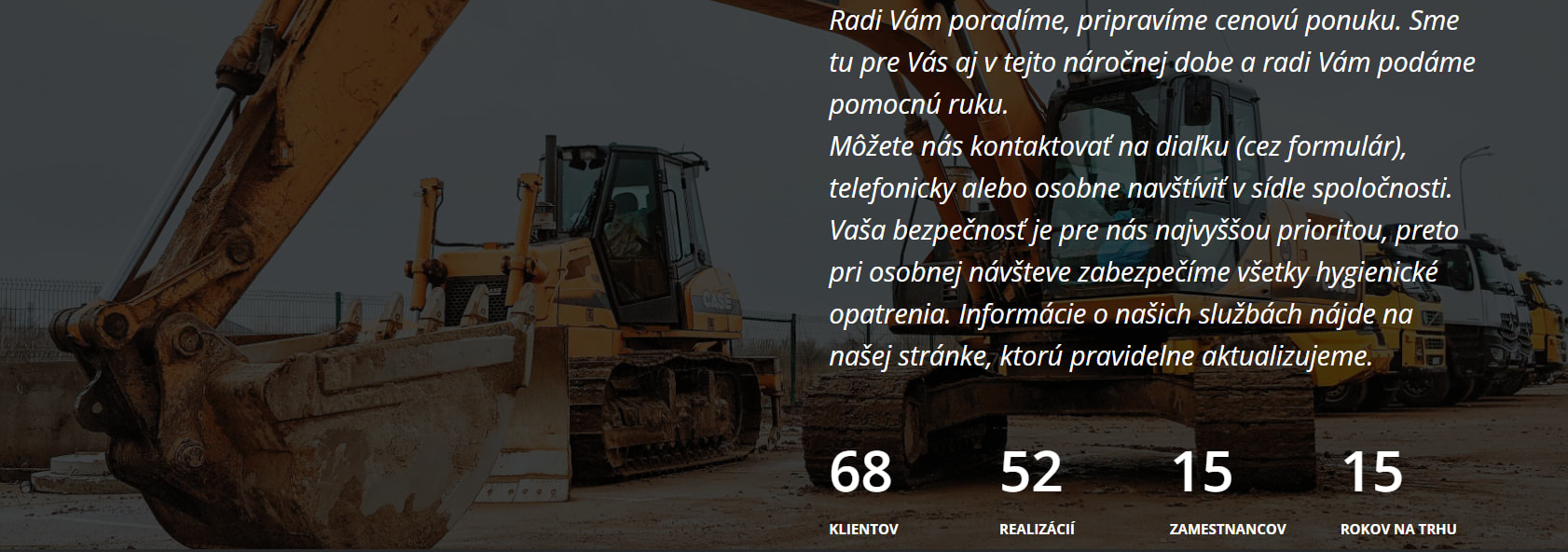 Realizácia firmy Six Car s.r.o. – Výkopové práce / bagrista – Podunajské Biskupice