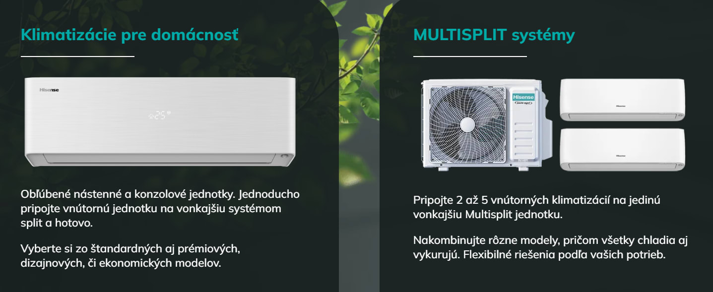 Realizácia firmy POWERING s.r.o. – klimatizácie a tepelné čerpadlá Hisense – Kúrenie, krby, tepelné čerpadlá – Bratislava
