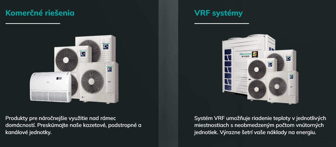 Realizácia firmy POWERING s.r.o. – klimatizácie a tepelné čerpadlá Hisense – Kúrenie, krby, tepelné čerpadlá – Bratislava