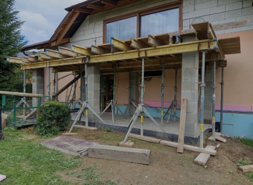 Realizácia firmy RH - Stavby & Lacné Lešenie – Stavebné a rekonštrukčné práce – Hvozdnica