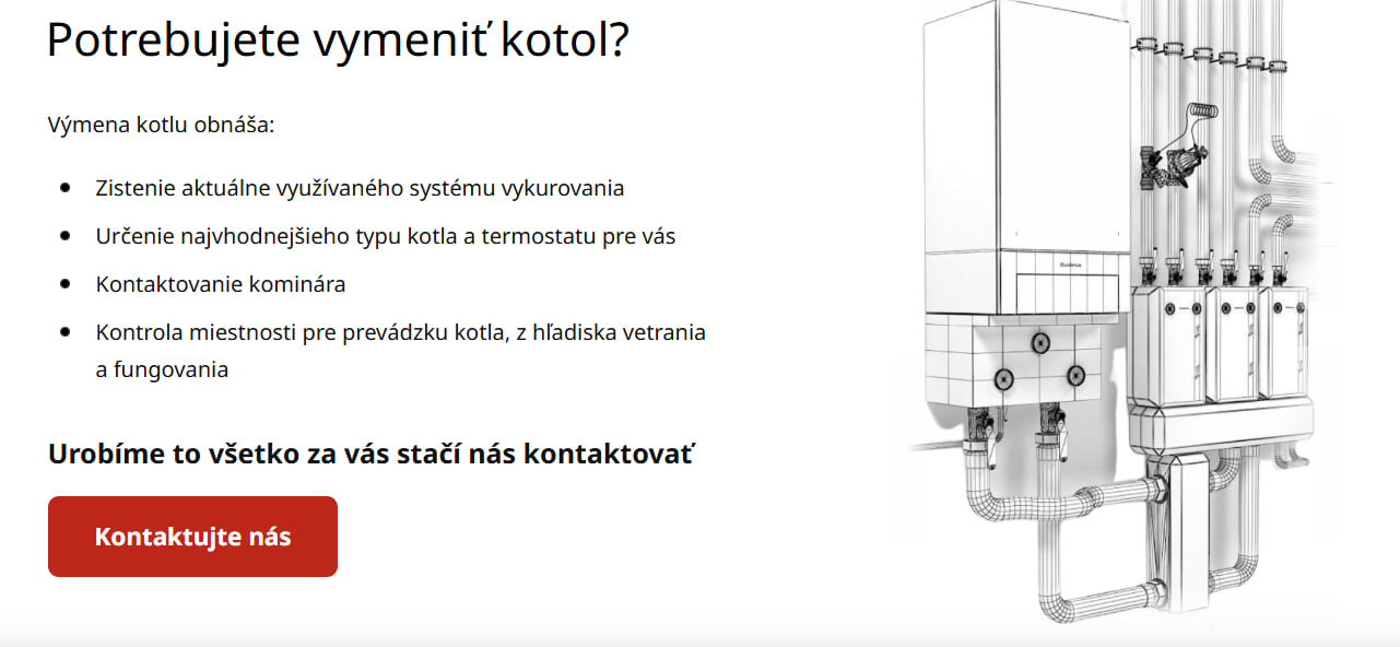 Realizácia firmy HEATING PRO s.r.o. – Kúrenie, krby, tepelné čerpadlá – Bratislava