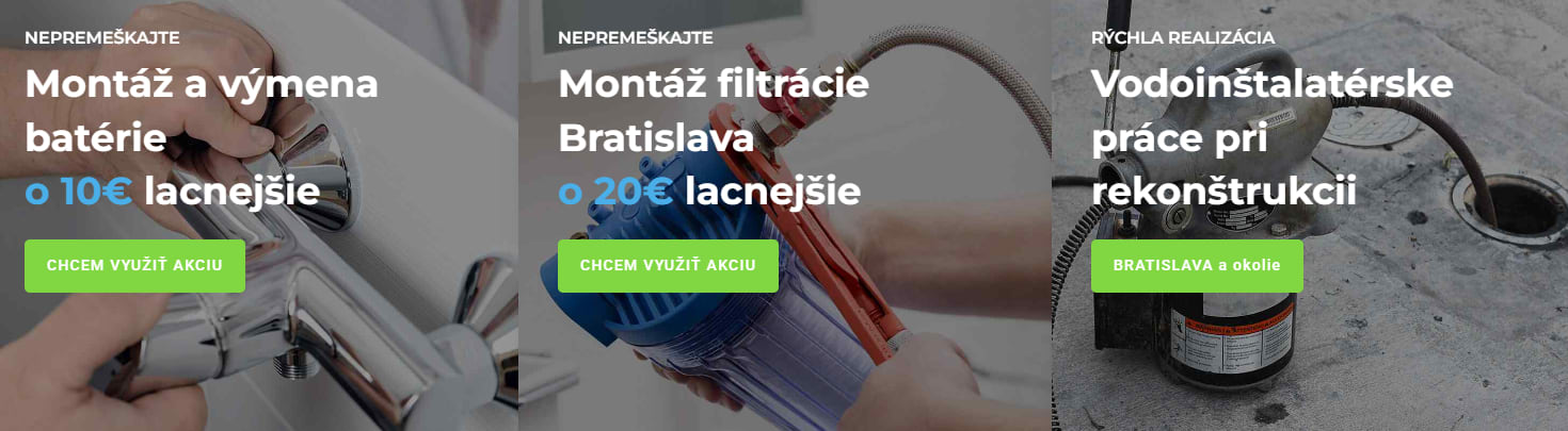 Realizácia firmy INŠTALATÉR v Bratislave - INSTALATERIVAN – Inštalatéri – Bratislava