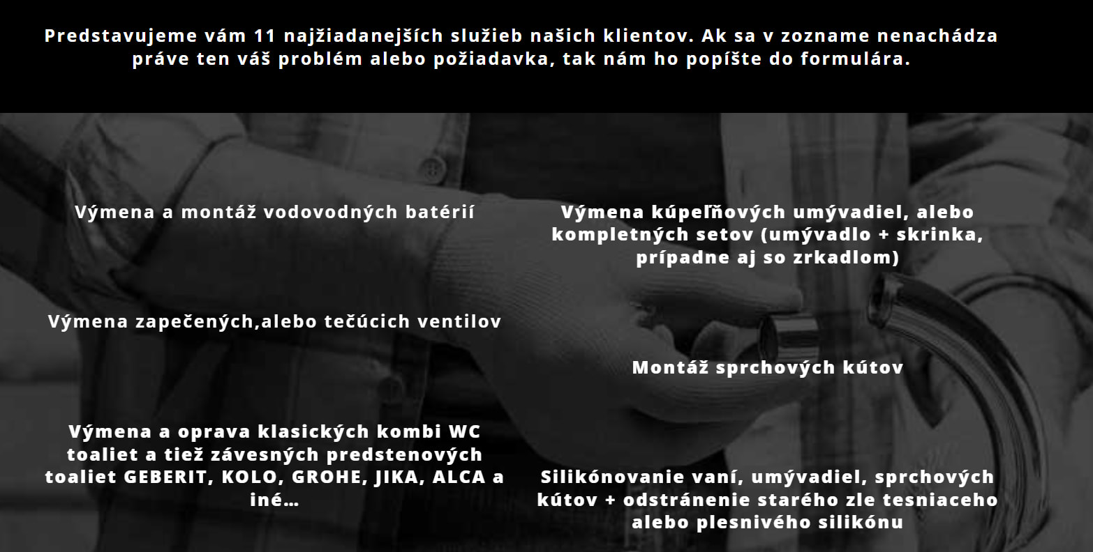 Realizácia firmy Spoľahliví vodári Bratislava – Inštalatéri – Bratislava