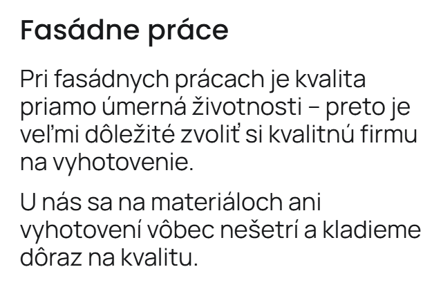 Realizácia firmy RVP-Stone – Fasády a zateplenie domov – Bratislava