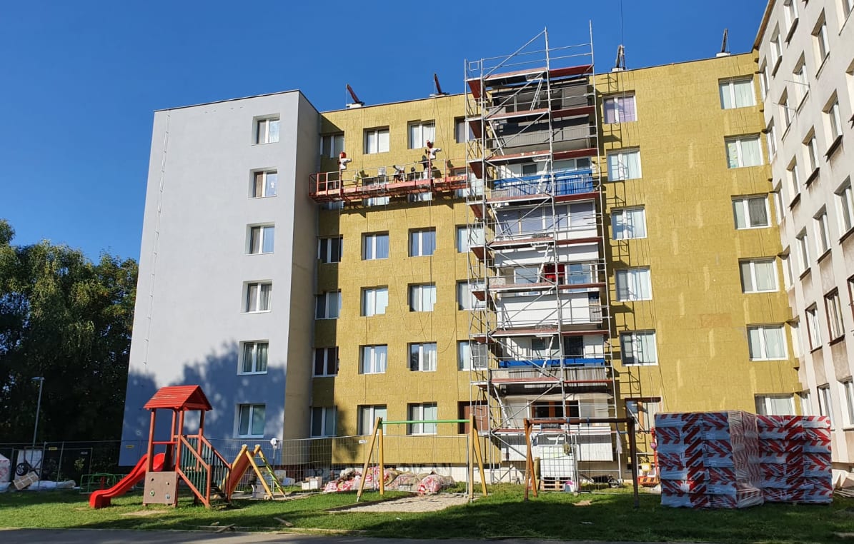 Realizácia firmy Tera stav – Fasády a zateplenie domov – Bratislava