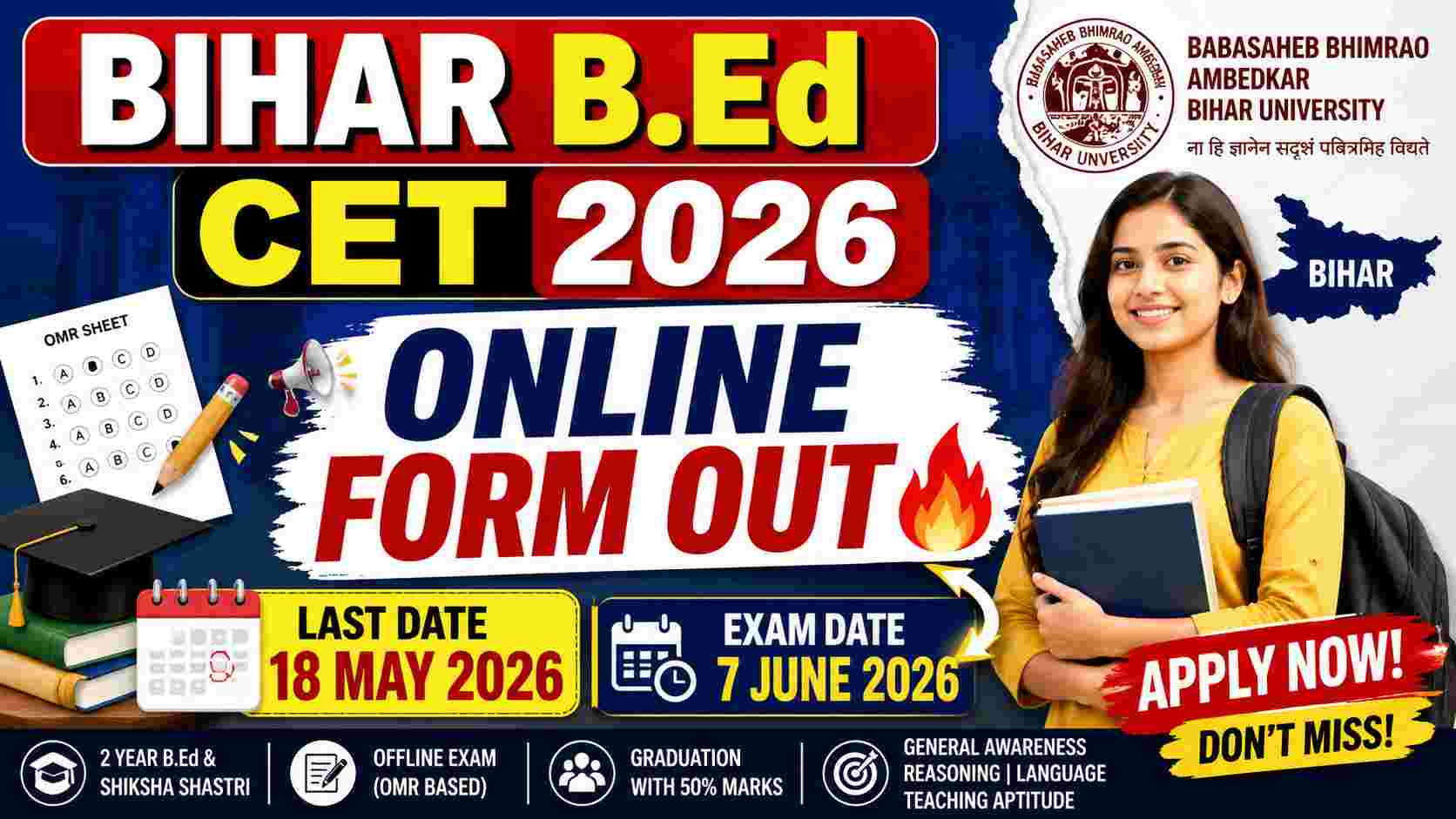 Bihar CET-B.Ed. 2026: Complete Guide to Apply Online — Dates, Fees, Eligibility & Everything You Need to Know