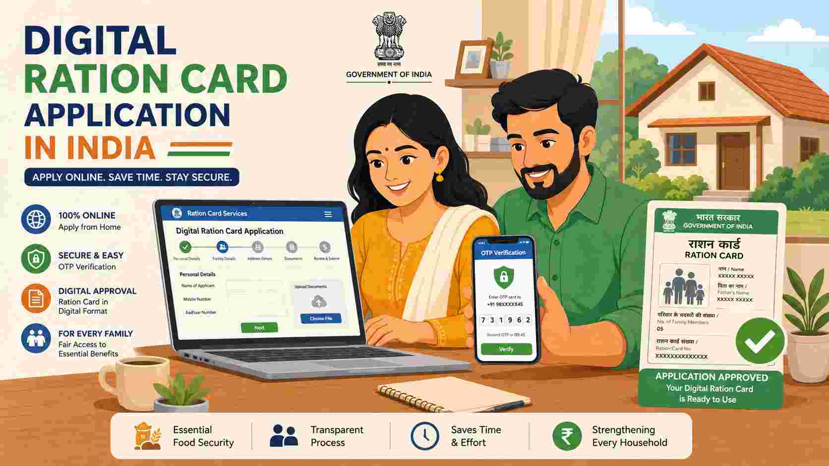 Bihar Smart PDS 2.0 Ration Card: Naya Portal, Apply Process aur e-KYC Deadline 2026 — Cover Image