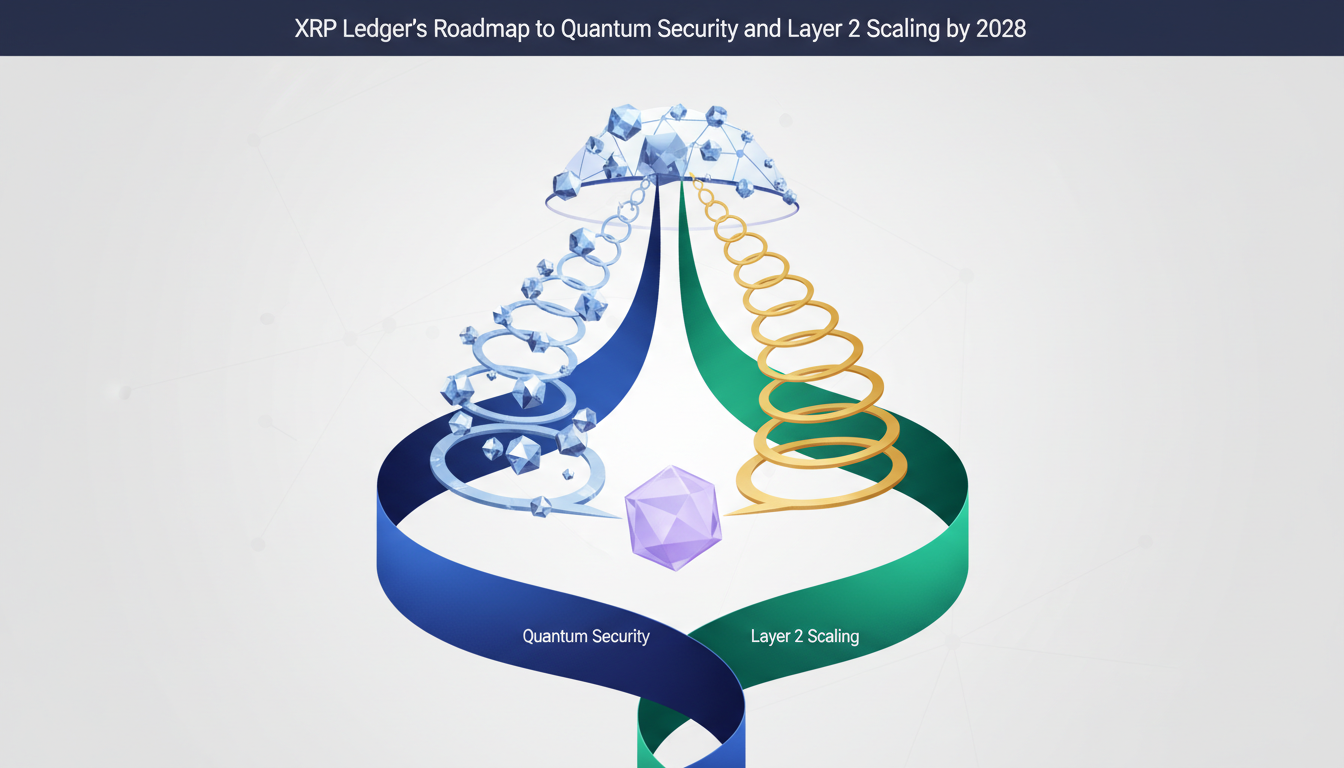 Hero illustration for article: XRP Ledger's Roadmap to Quantum Security and Layer 2 Scaling by 2028