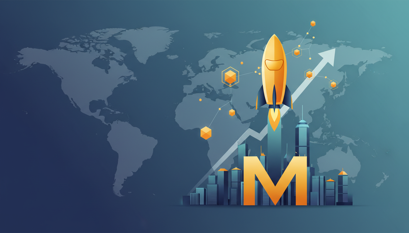 Hero illustration for article: Stablecoin Surge: Morgan Stanley and Hong Kong Lead 2026 Adoption