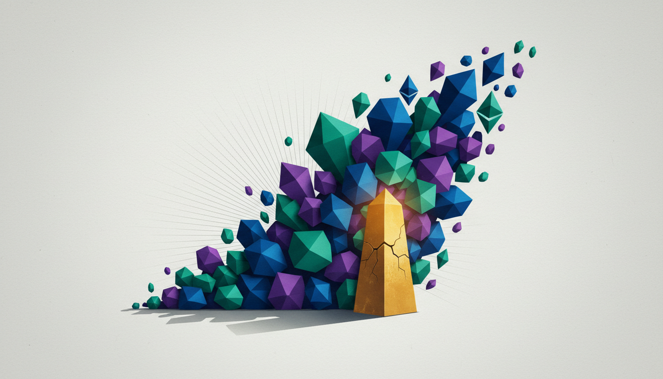 Hero illustration for article: April 2026: Are Altcoins Ready to Break Bitcoin's Dominance?