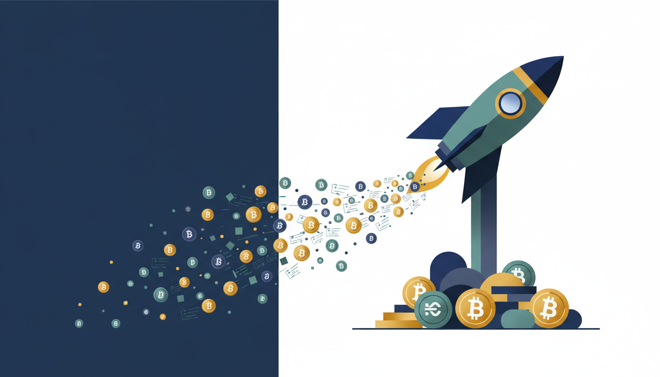 Hero illustration for article: April 2026 Token Launches: What to Watch Amid Market Shocks